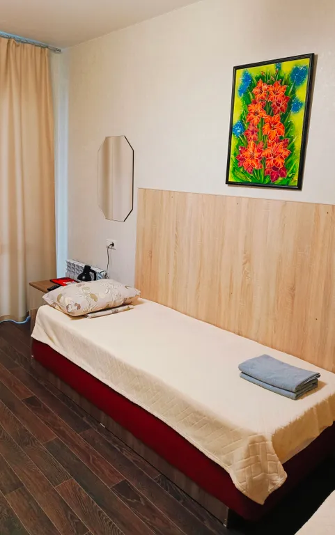 Очень уютный двухкомнатный номер студия, с кухней до 6 человек