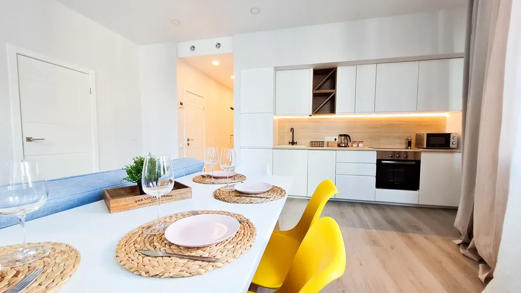 Квартира Квартира Шикарная Скандинавия с видом на Москва Сити — Москва