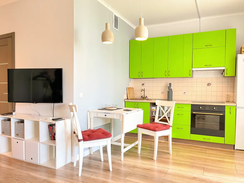 Уютная студия в скандинавской тематике