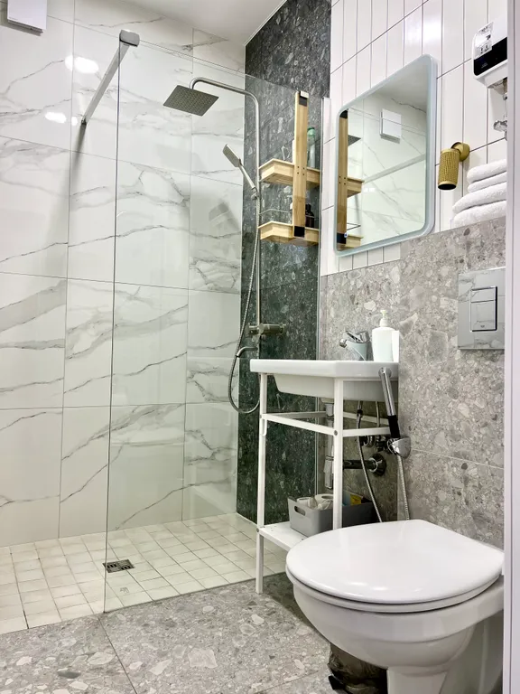 Светлая квартира рядом с Онежским озером