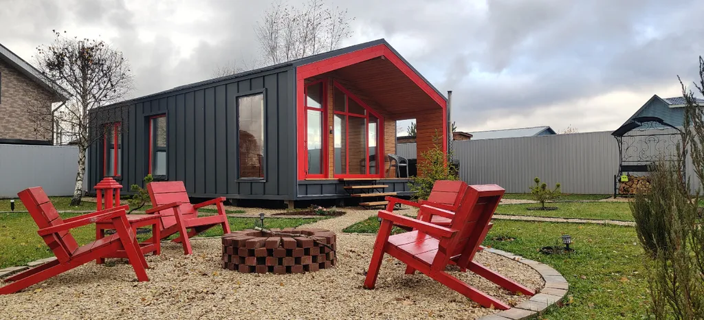 Коттедж Oasis denden дом с купелью — Михнево