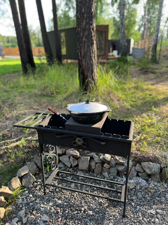 Домики с баней и чанами в Верхнем Дуброво