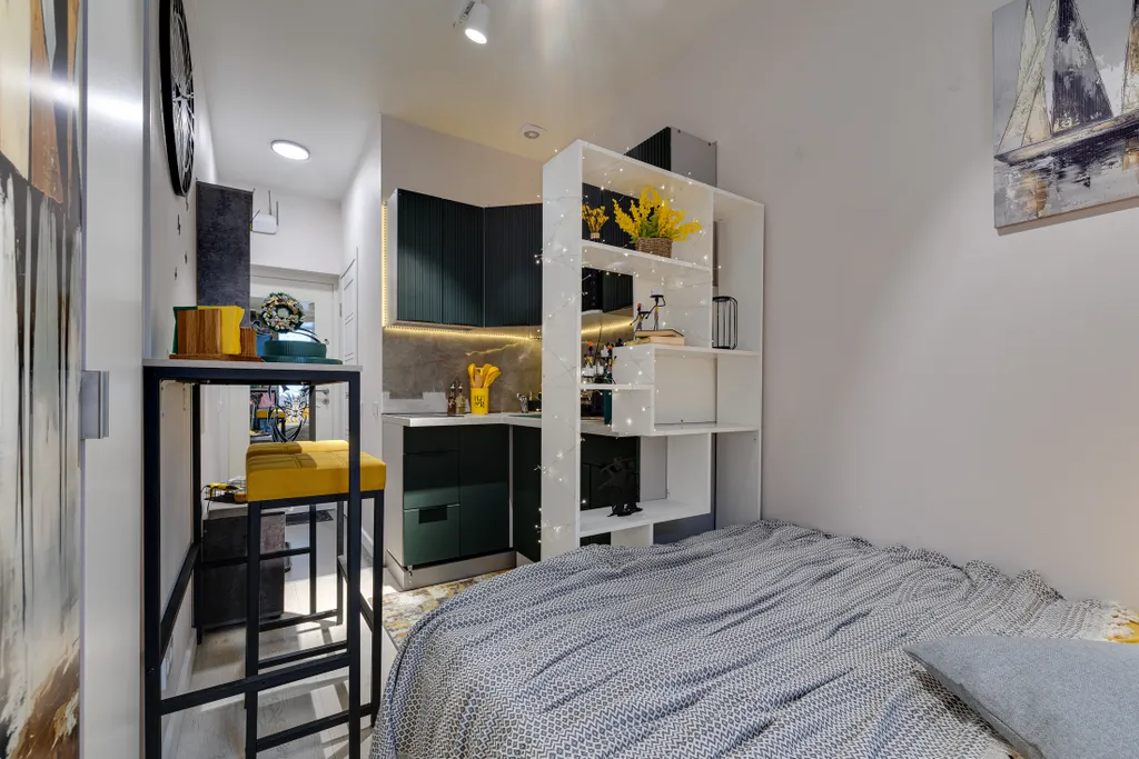Квартира Квартира Стильная студия Loft на Рижской — Москва