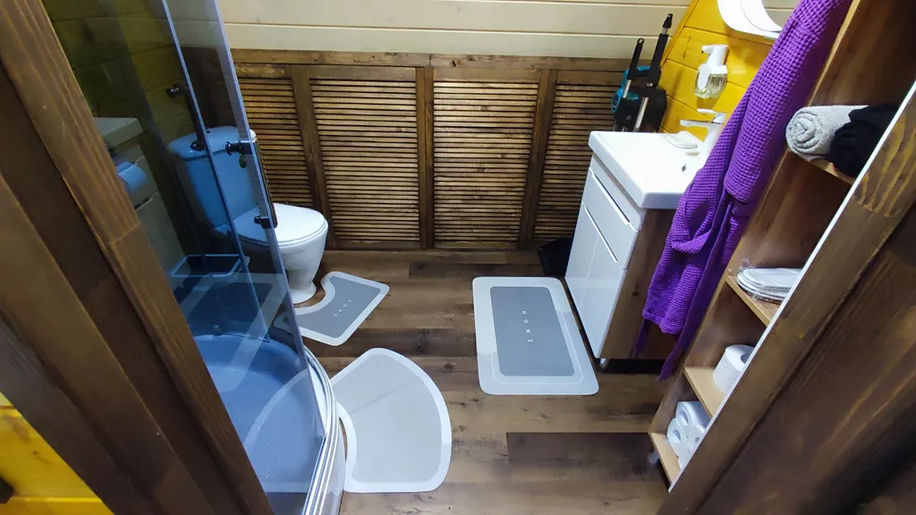 Дом А-фрейм с банным чаном