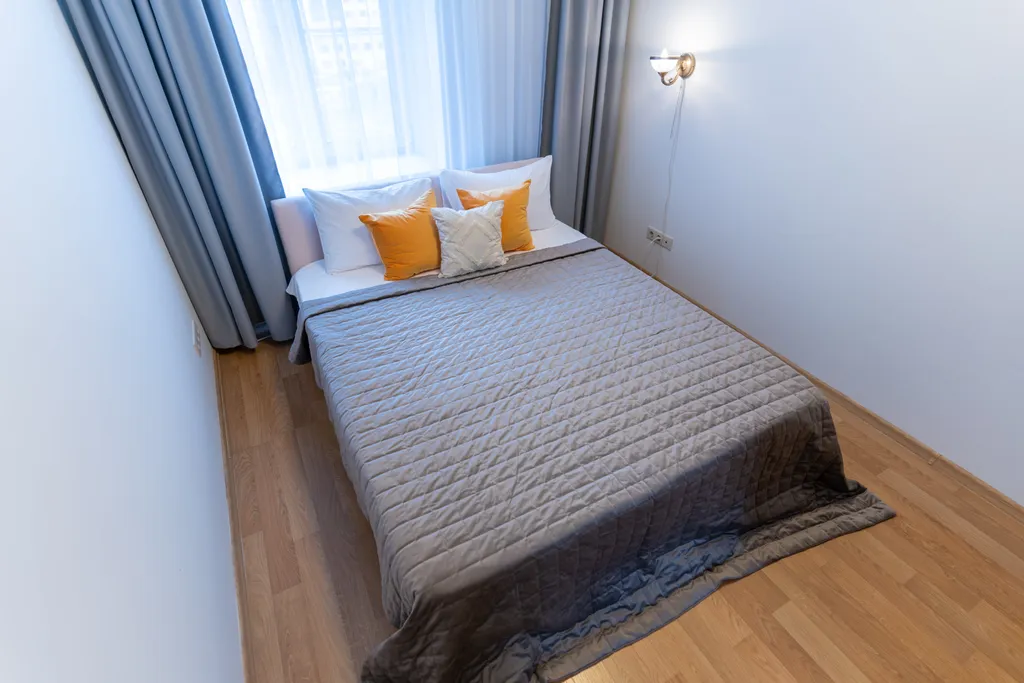 Просторная квартира с гидромассажной ванной и балконом