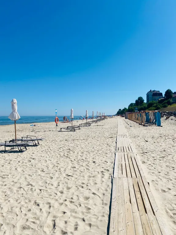 Квартира Квартира Апартамент с боковым видом на море и променад — Зеленоградск