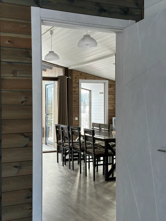 Барнхаус с теплым гаражом на две машины