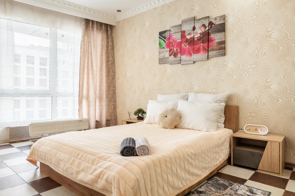 Квартира Уютная студия в ЖК комплексе бизнес класса с панорамными окнами — аренда посуточно в Балашиха