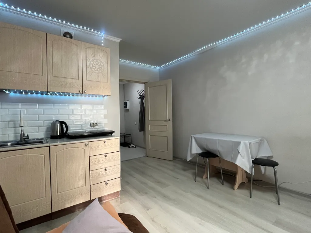 Квартира Квартира Студия у метро — Мурино