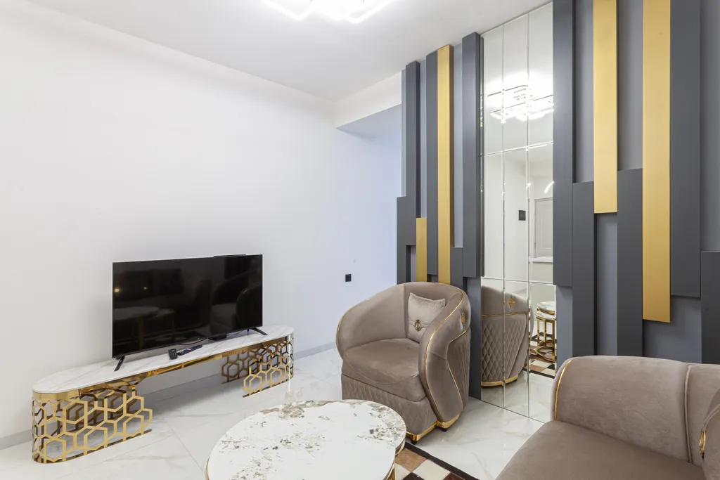 Квартира-студия с красивым видом на город в центре города