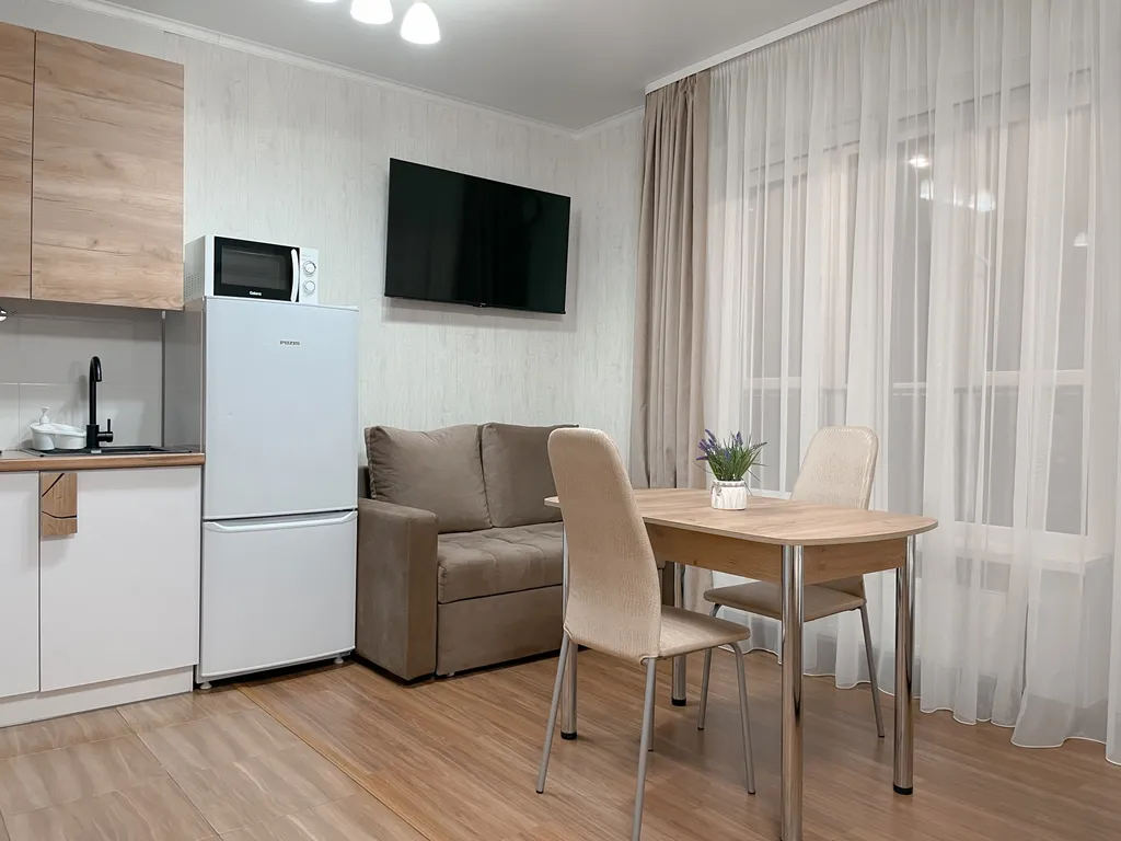 Уютная студия с встроенной кухней