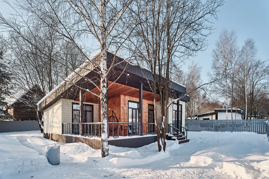 Хвойный - дом с баней и чаном