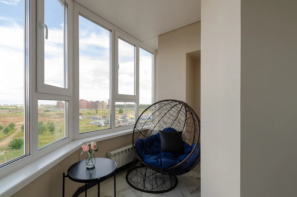 Изящная 1 комнатная квартира с видом на Волгу