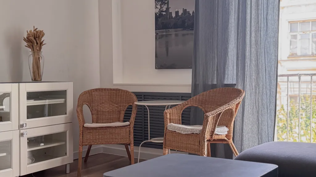 Атмосферная квартира с французским балконом в историческом центре