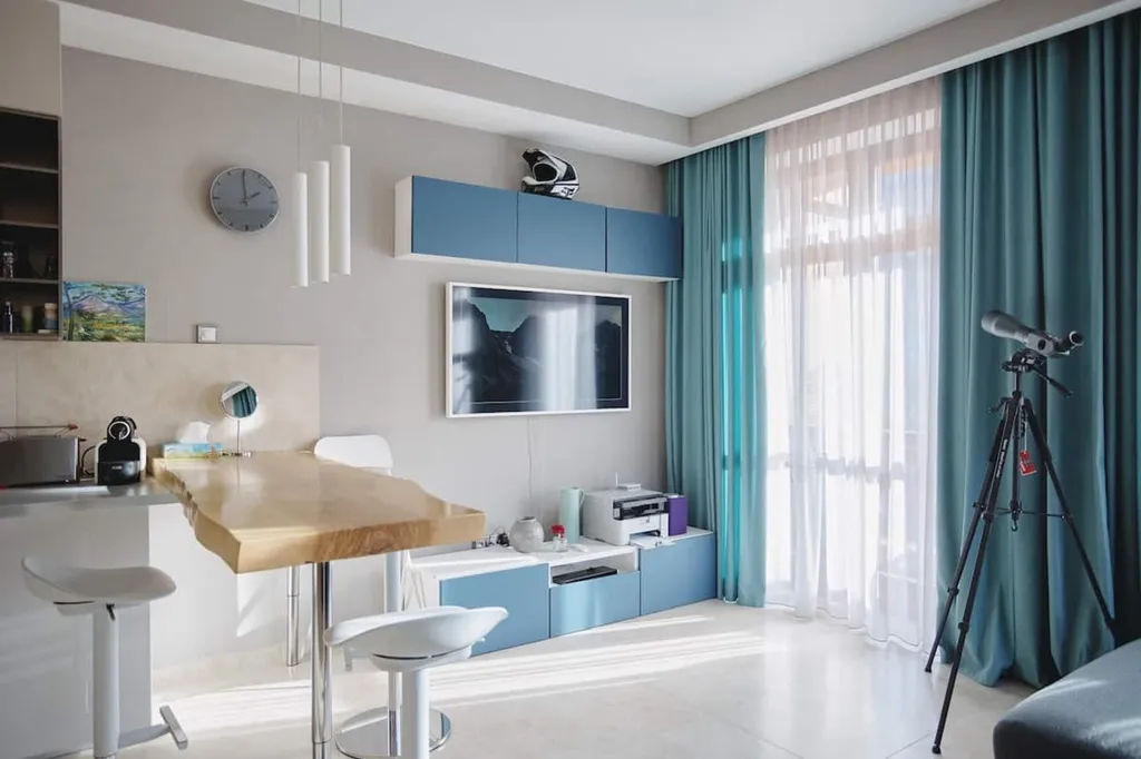 Апартамент райдера с видом на горы