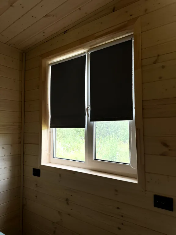 Дом в лесу с сауной в стиле барнхаус