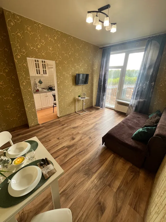 Уютная однокомнатная квартира в заповеднике Горки Ленинские