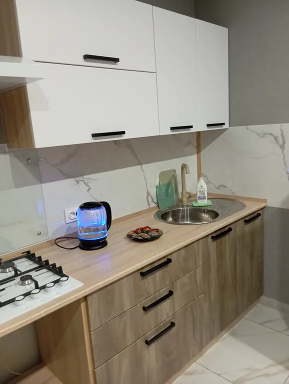 Тихая квартира с современным ремонтом на въезде в город