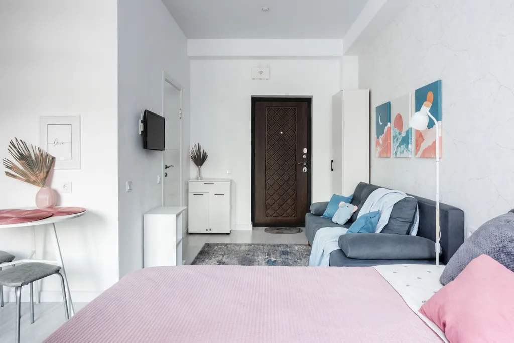 Квартира Квартира Свежая студия в уютном современном ЖК в Лазаревском — Лазаревское