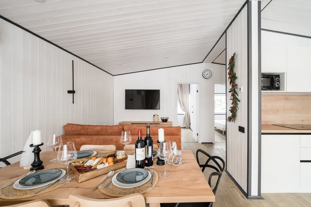 Семейный коттедж с 2 спальнями и мангальной зоной