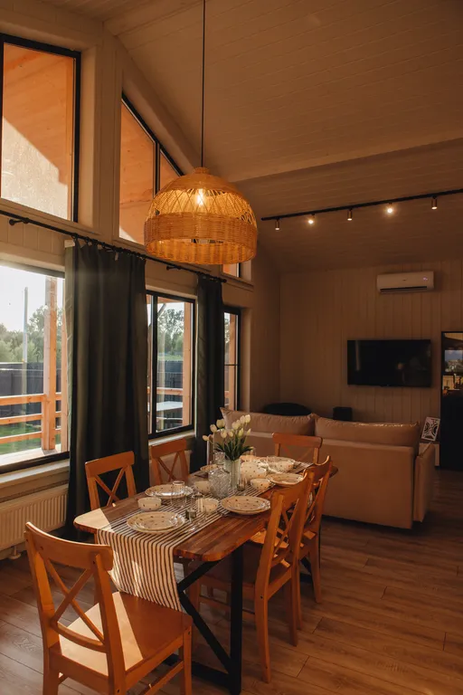 Коттедж Красивый дом с сауной, джакузи, сапбордами — Павловский Посад