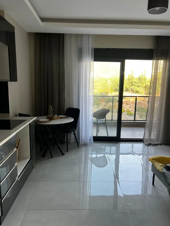 Студия с видом на горы