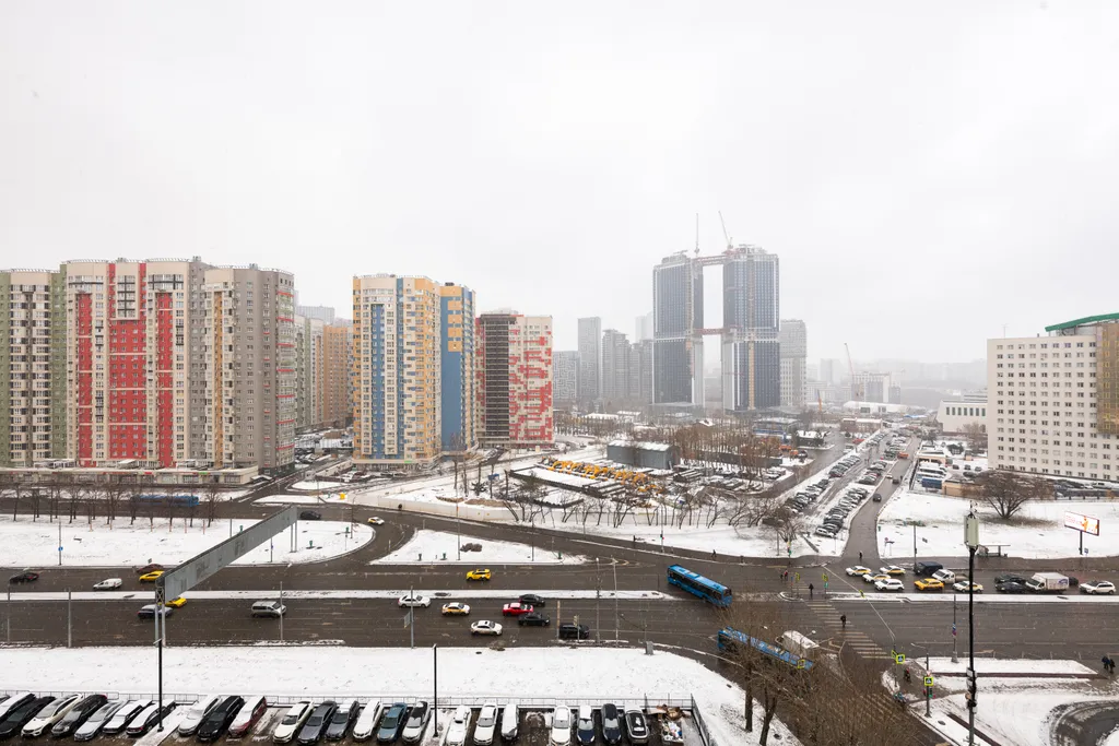 Квартира Квартира Евро-трёхкомнатная с шикарными видами — Москва