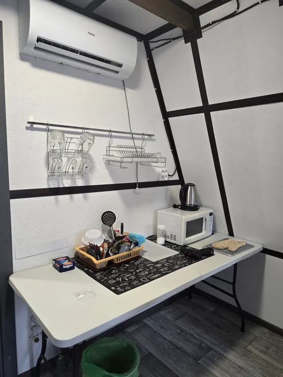 Домик А-фрэйм с баней