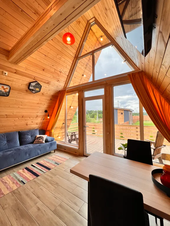 Коттедж Современный дом в стиле A-frame — Иннолово