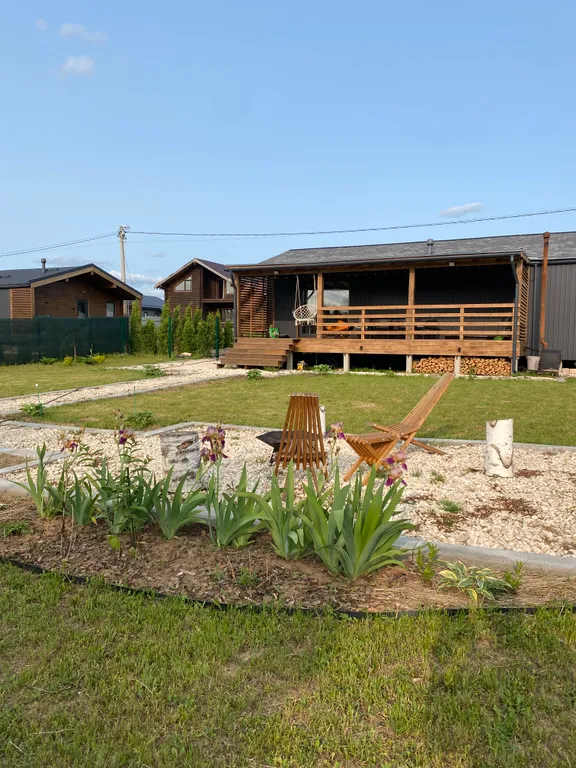 Коттедж Дом с баней и Сибирским чаном у леса и озера — Семеновское