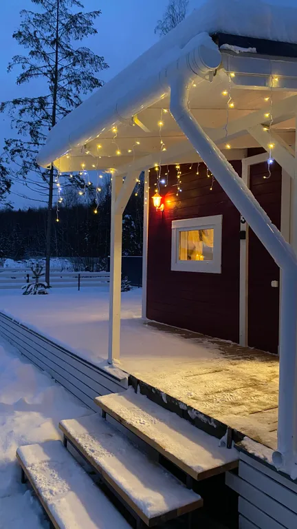 Голландский домик у леса