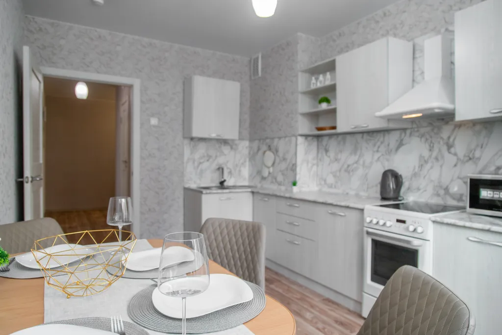 Просторная двухкомнатная квартира на берегу Енисея