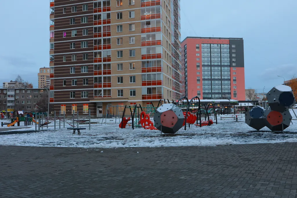 Уютная квартира у Фабрики Гознак с шикарным видом на город