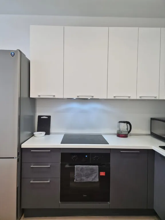 Современная квартира на троих гостей, тишина и уют