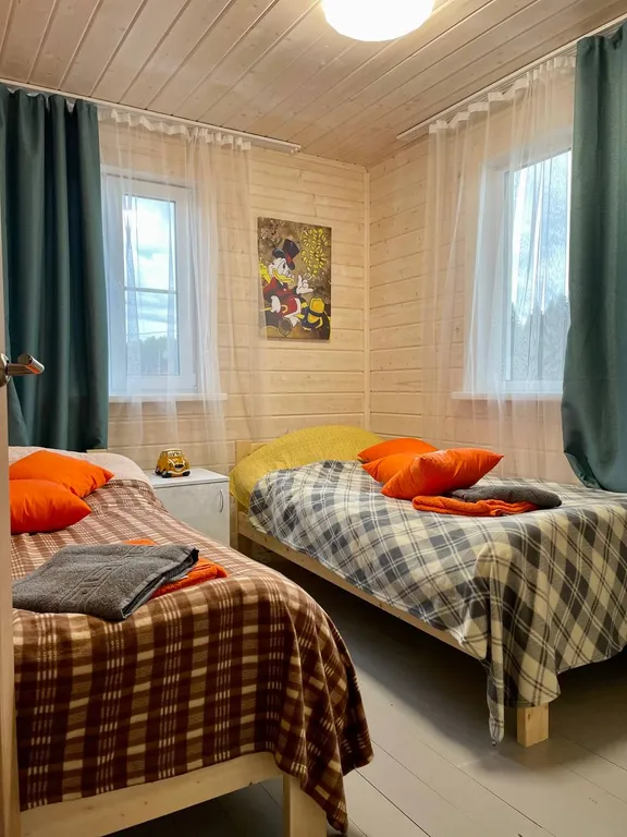 Коттедж Тишина, красота, уют на берегу озера в домике с камином — Глубокое (Каменногорское г/п)