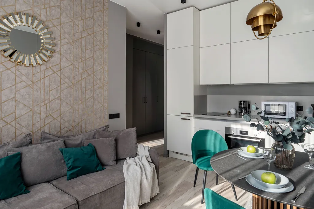 Квартира Квартира с отдельной спальней, кухней-гостиной просторной гардеробной — Москва