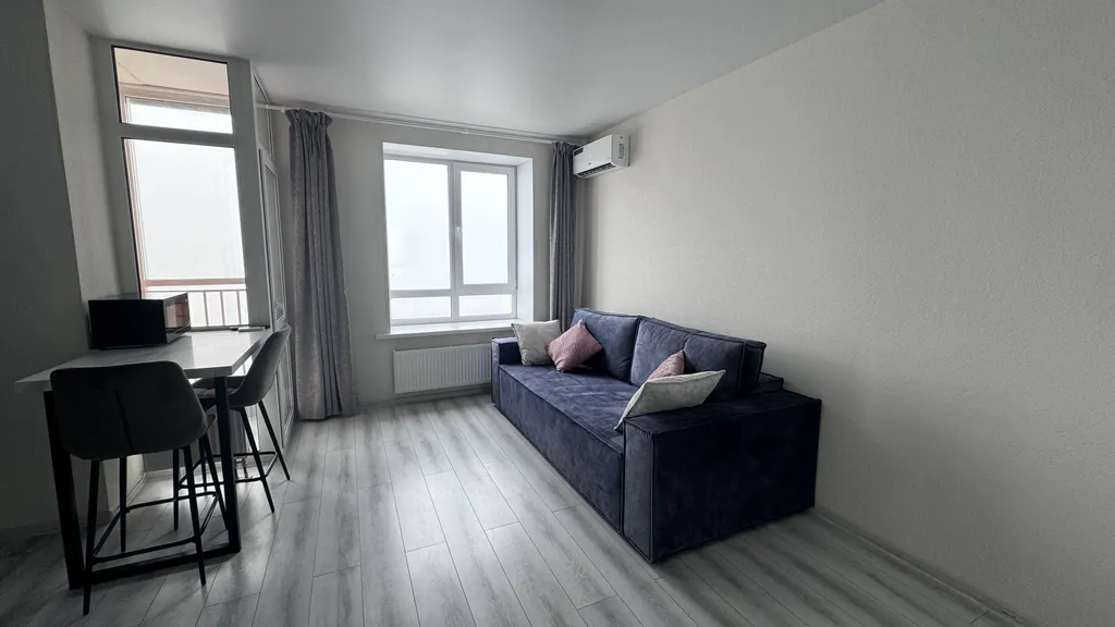 Квартира-студия в ЖК Фрегат с красивым видом на город