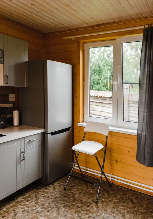 Коттедж с сауной для семейного отдыха в стиле барнхаус