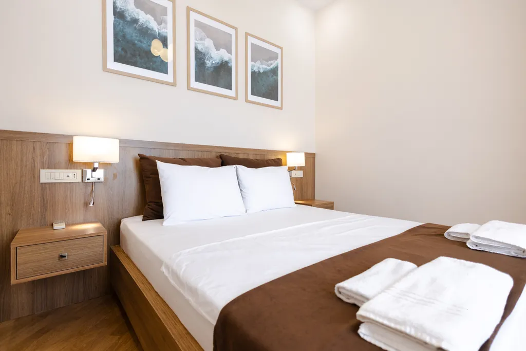 Современная квартира с двумя спальнями и новым ремонтом в центре