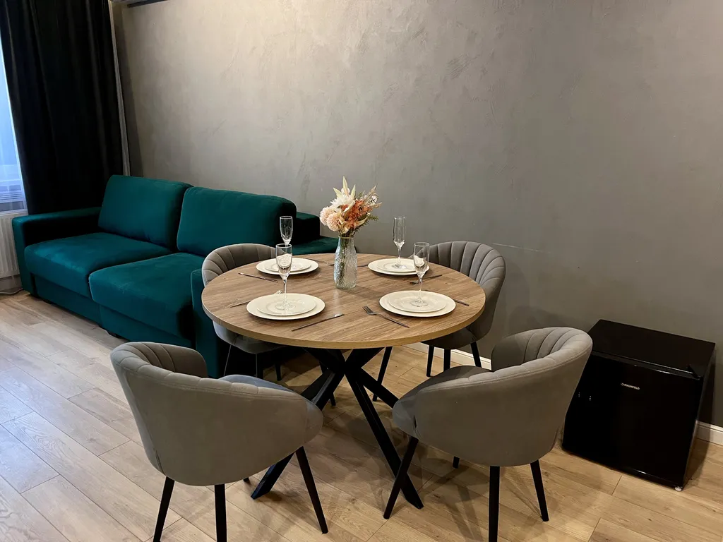 Современная квартира в тихом районе, спокойный отдых