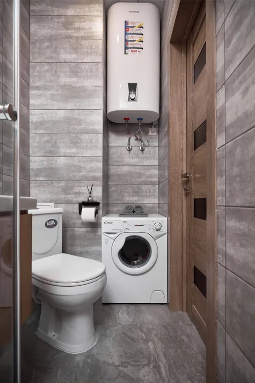 Студия с дизайнерским ремонтом