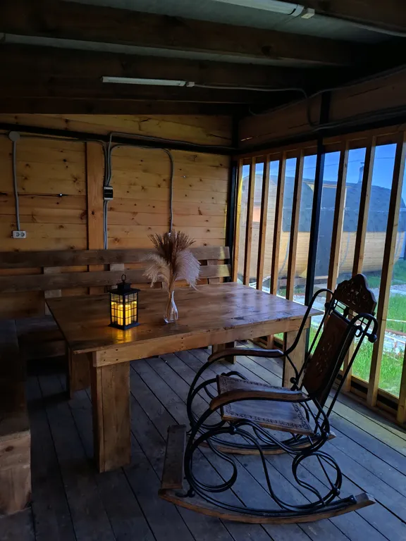 Коттедж А-фрейм дом с банным чаном — Матросово