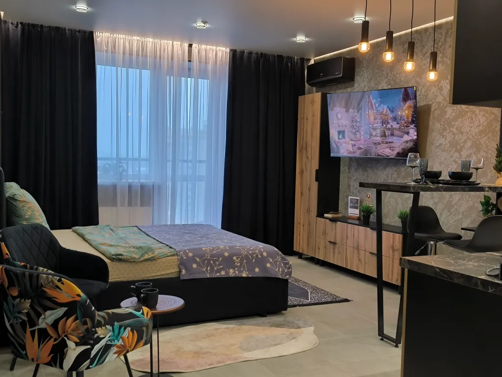 Великолепные апартаменты с видом на 13 этаже