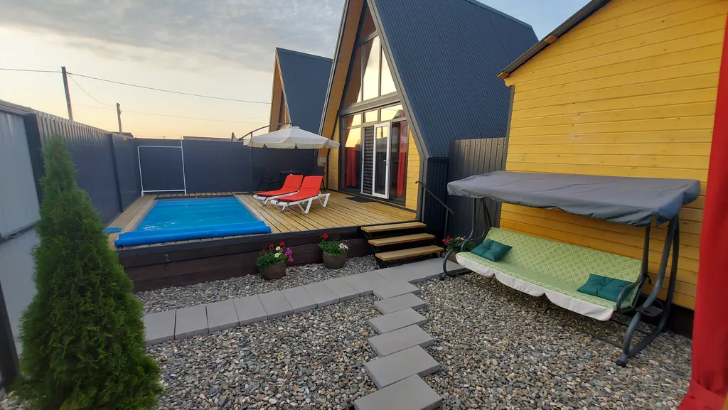 А-фрейм домик-2 в предгорье Адыгеи