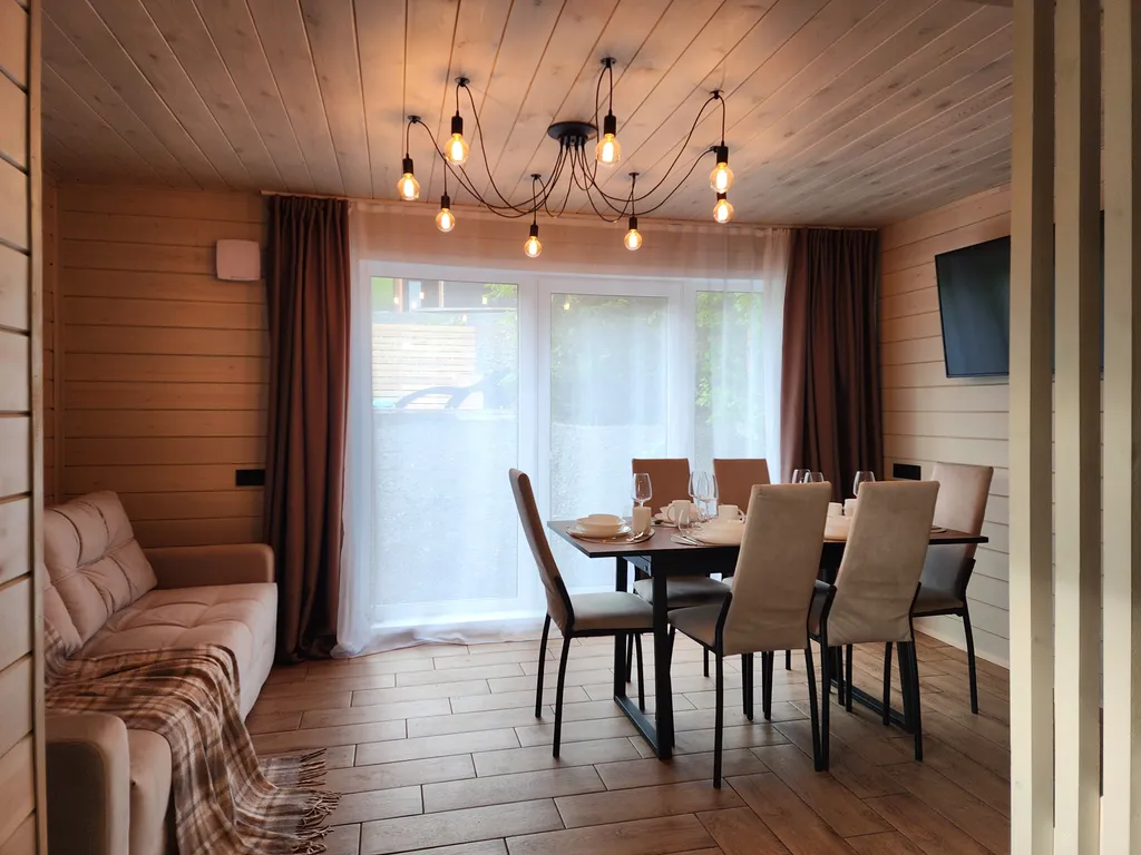 Дом SPA с большой ванной и видом на горы