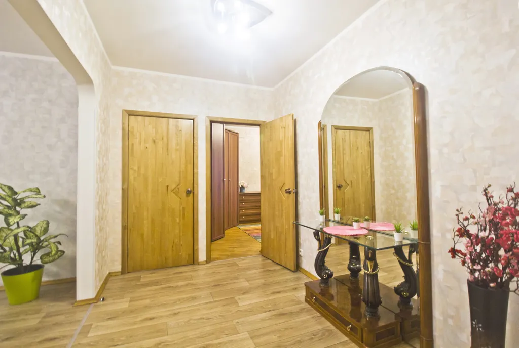 Квартира Квартира Трешка на Пролетарской с видом на город — Москва