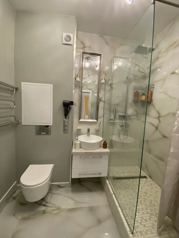 2-х комнатные апартаменты в современном стиле с камином