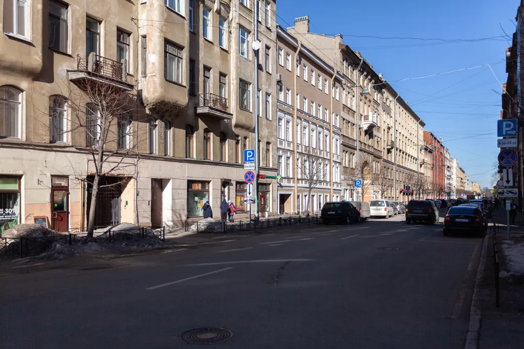 Квартира Квартира Тихая студия у Смольного — Санкт-Петербург