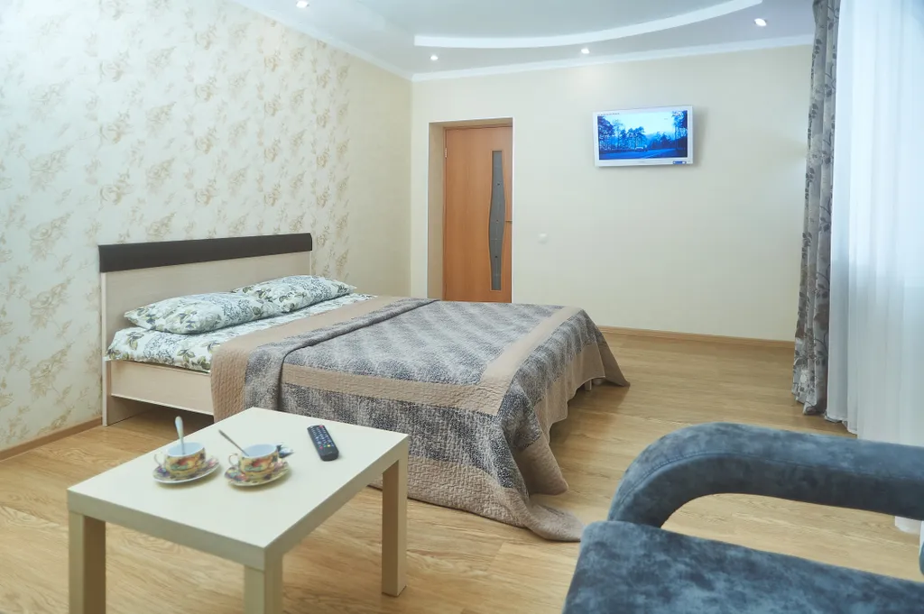 Двухкомнатная квартира с изолированными комнатами в центре города