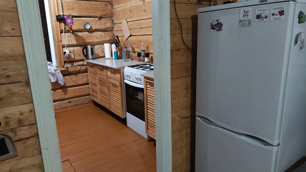 Настоящий деревенский домик в Карелии